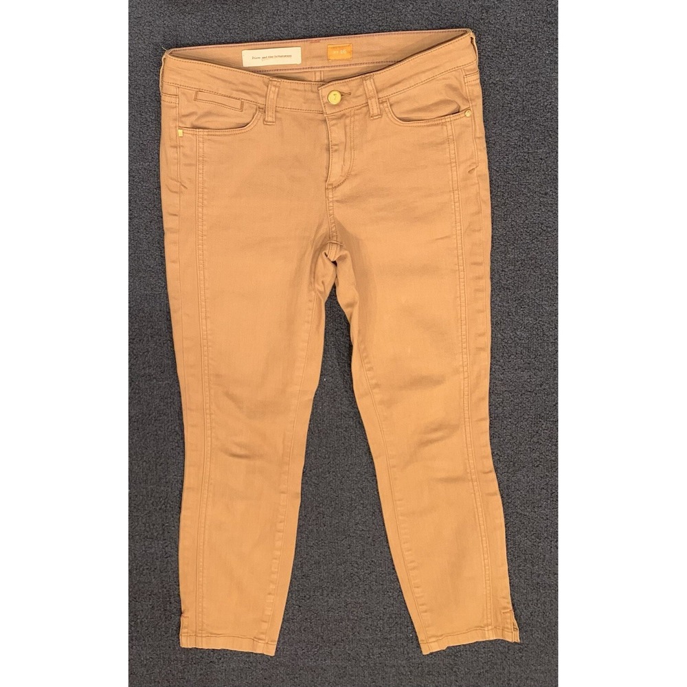 Pilcro Pants Women's Size 26 Khaki Anthropologie Skinny